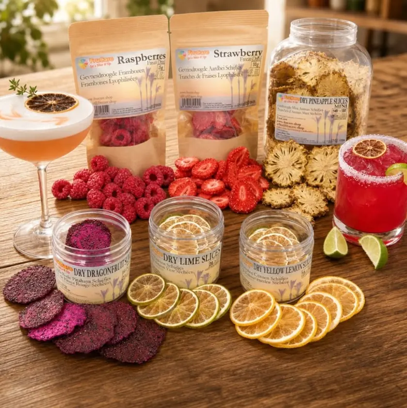 Approved FruCare composition created from eight original photos