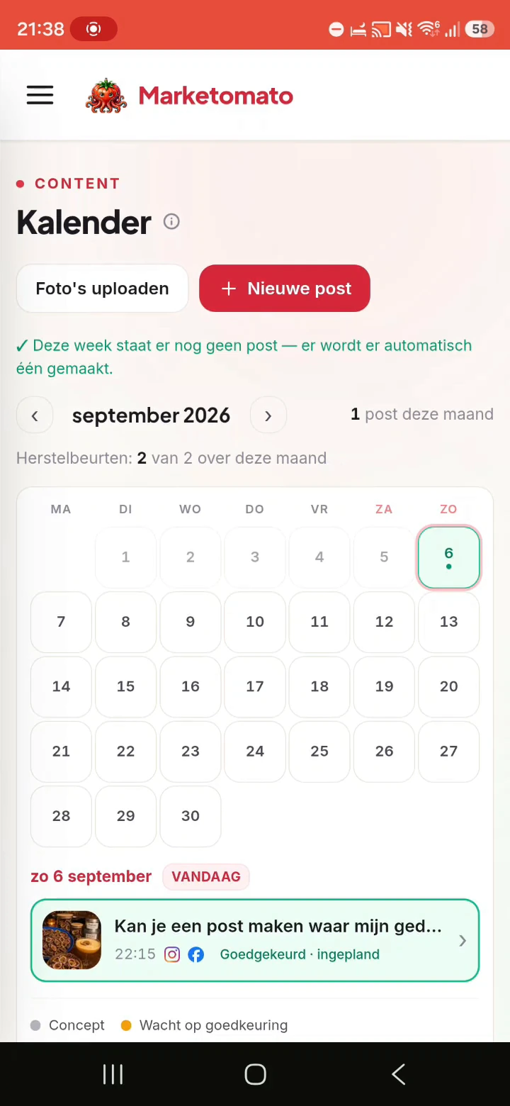 Approve and schedule